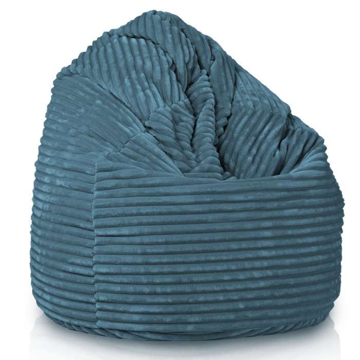 Giant Adult Bean Bag Chair XXL - Jumbo Corduroy Royal