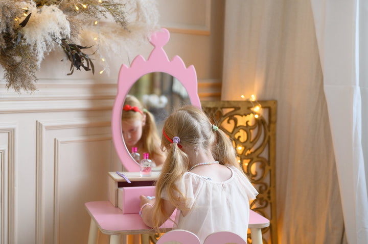 Sminkebord til barn, pink