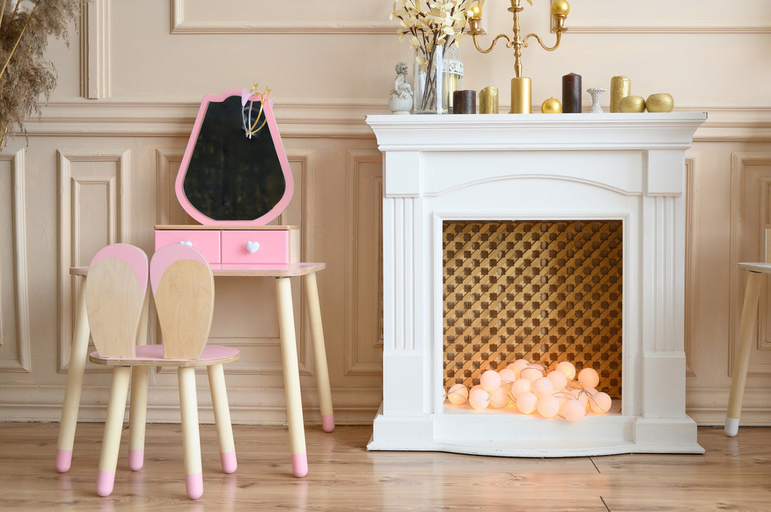 Sminkebord til barn, pink