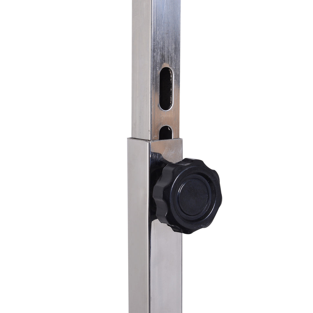 Kæledyrsplejebord kæledyrsplejebord hundeklipperbord med løkker hundeplejebord til husholdningsbadning hårtørring og hårklipning højdejusterbar sort