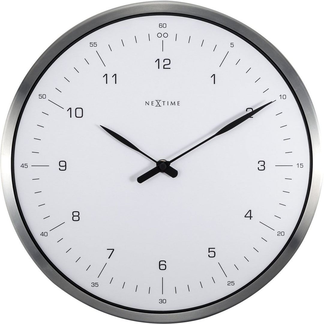 Vægur - 33 cm - Metal - Kuppelformet glas - '60 Minutes'
