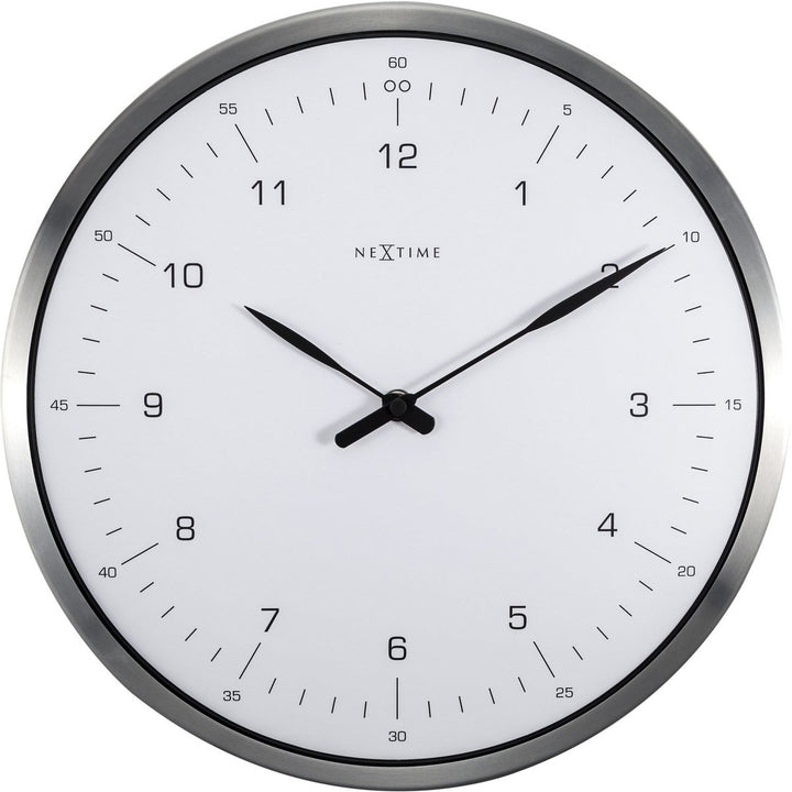 Vægur - 33 cm - Metal - Kuppelformet glas - '60 Minutes'