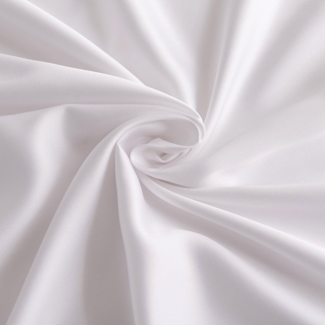 Hvid bambus Split-Topper Fitted Sheet - (400TC Tanboocel) - Coco White