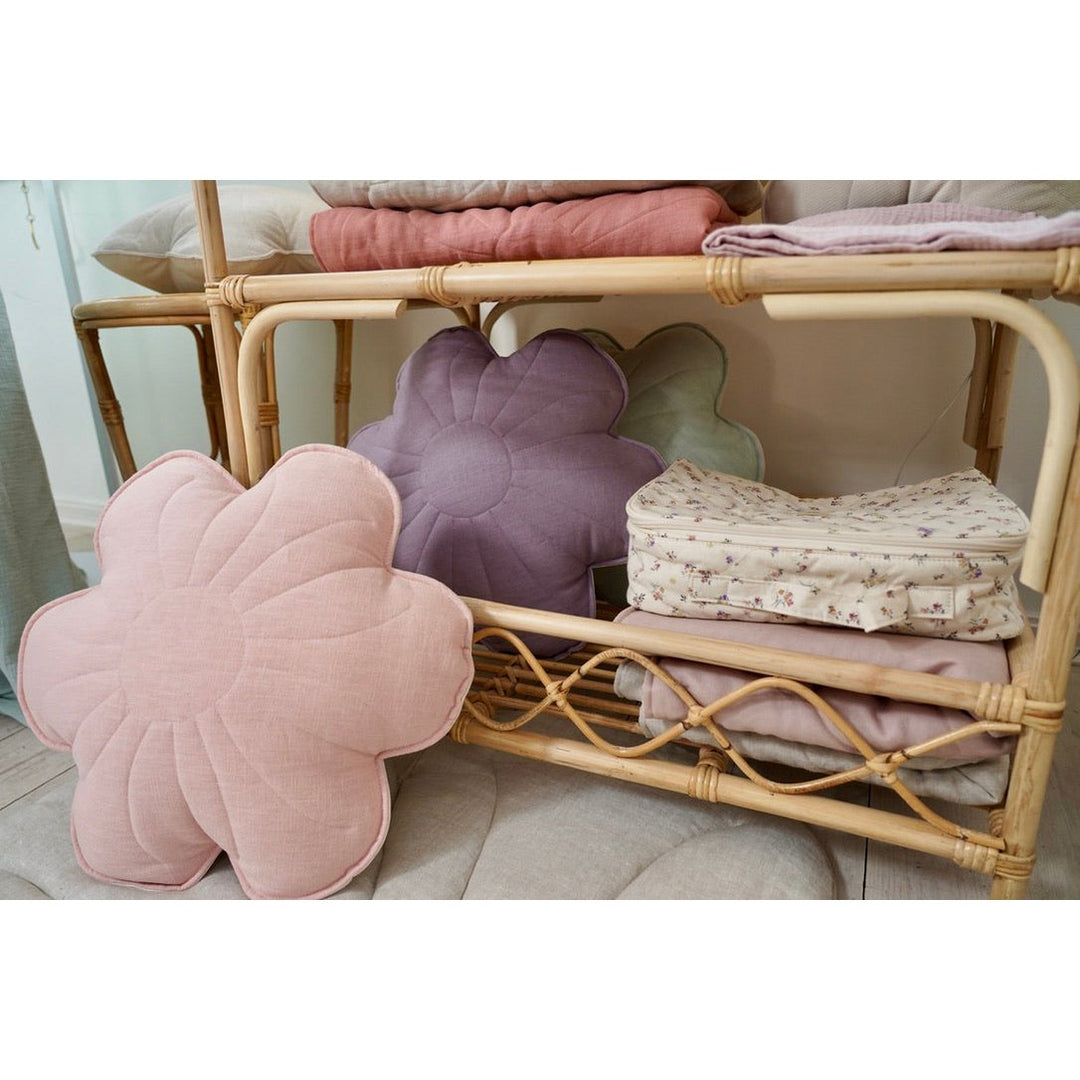 Hørpude "Lys pink lilje"