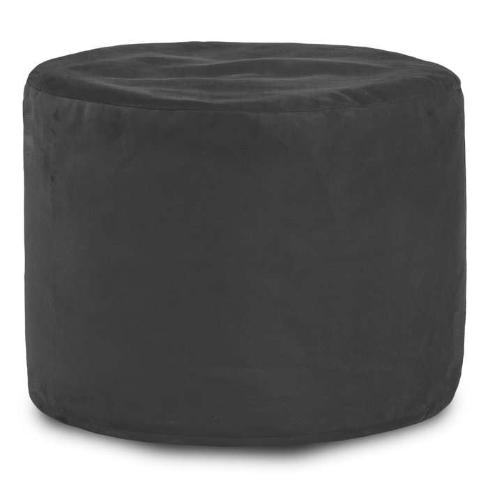 Rund cylinderpuf – blød fløjl