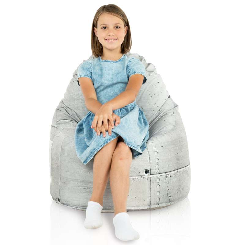 Porto Smart Bean Bag Floor Seat - Premium Printed Fabric