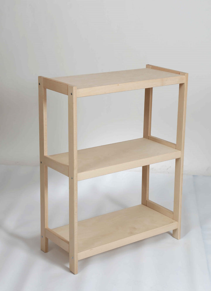 Bogreol i bøgetræ STRONG, 3 hylder, 93x80x38 cm