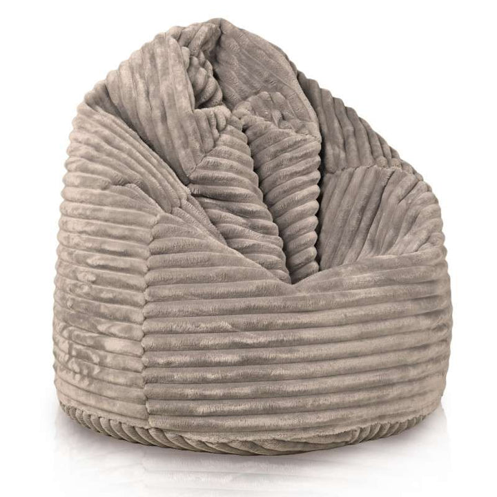 Kids Bean Bag Chair L - Jumbo Corduroy Royal