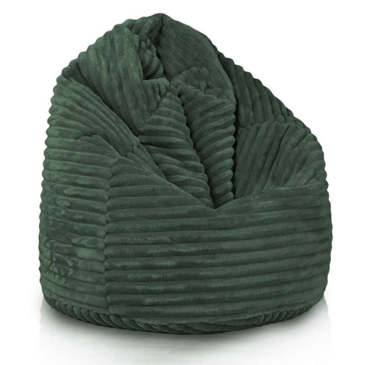 Kids Bean Bag Chair L - Jumbo Corduroy Royal