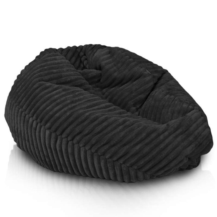 Kids Bean Bag Chair L - Jumbo Corduroy Royal