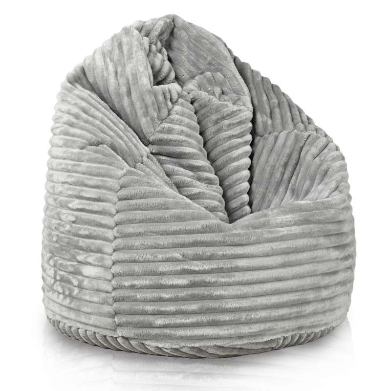 Kids Bean Bag Chair L - Jumbo Corduroy Royal