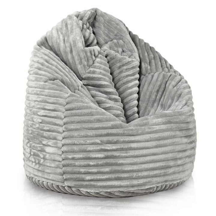 Kids Bean Bag Chair L - Jumbo Corduroy Royal