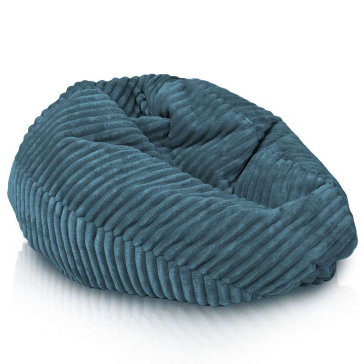 Kids Bean Bag Chair L - Jumbo Corduroy Royal