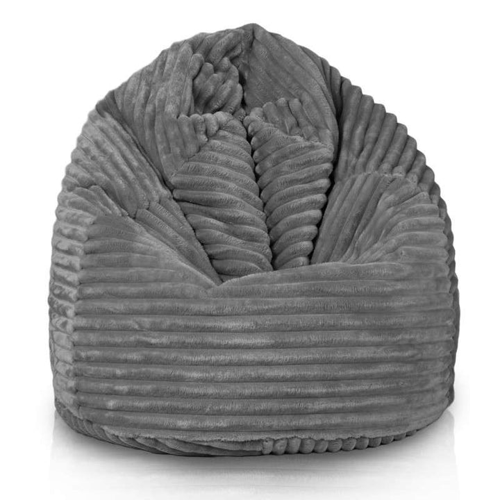 Kids Bean Bag Chair L - Jumbo Corduroy Royal