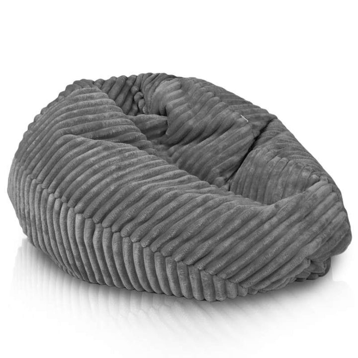 Kids Bean Bag Chair L - Jumbo Corduroy Royal