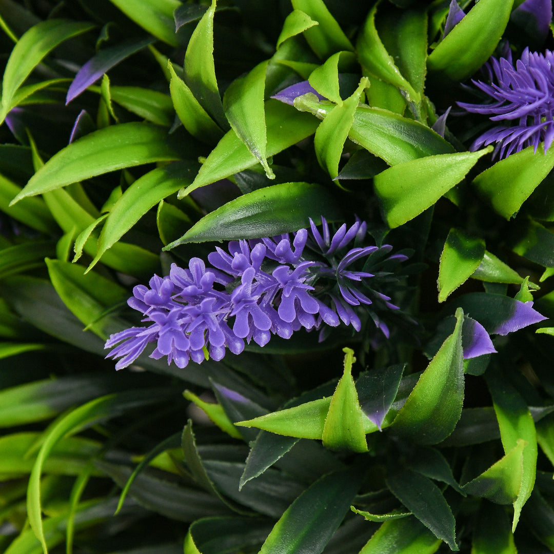 Sæt med 2 kunstige planter, uv-resistent kunstig plante i en urtepotte, 70 cm stueplante til stue, have