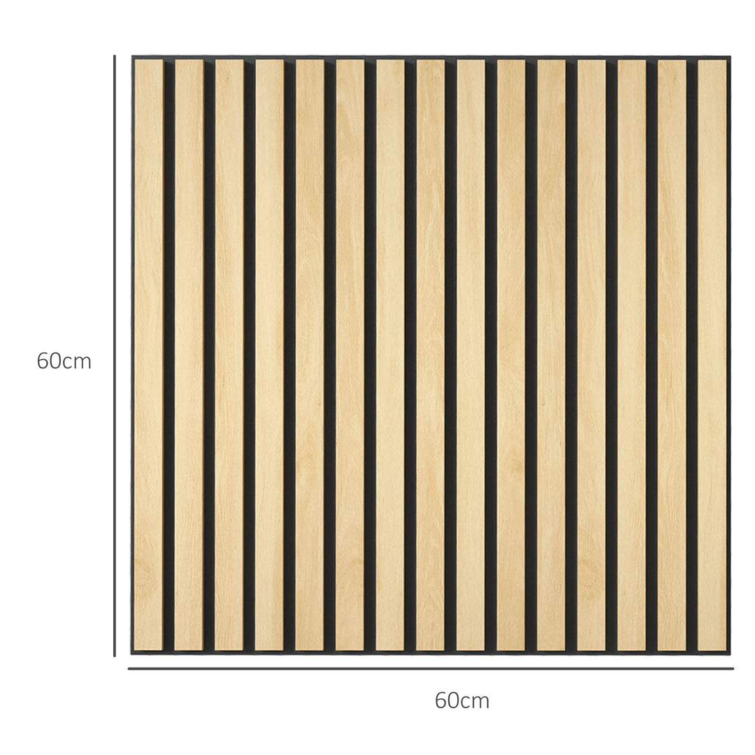 Akustikpanel, lydabsorption, gør-det-selv lamelvæg, mdf og polyester, nem montering, eg