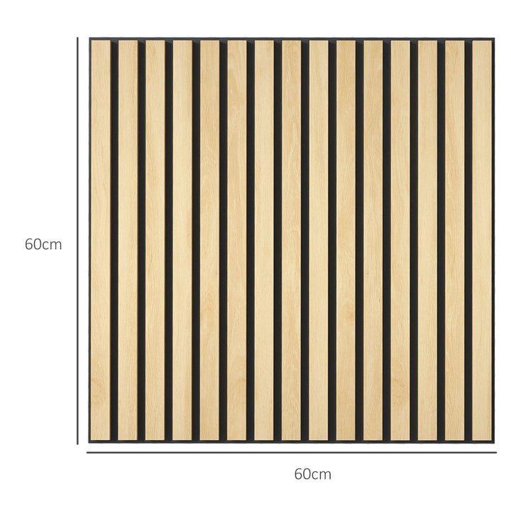 Akustikpanel, lydabsorption, gør-det-selv lamelvæg, mdf og polyester, nem montering, eg