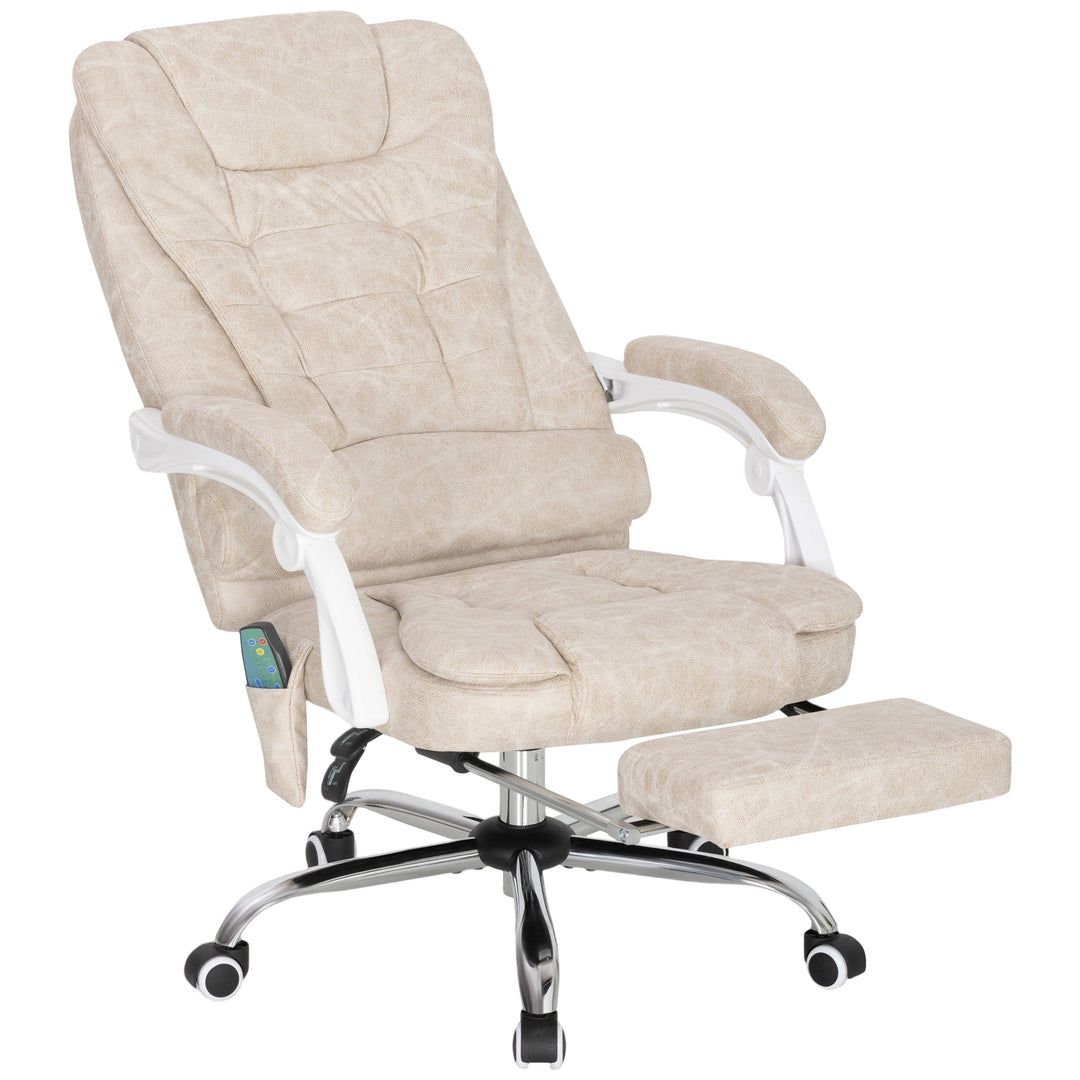 Kontorstol med massagefunktion, ergonomisk, 65x160x104cm, grå