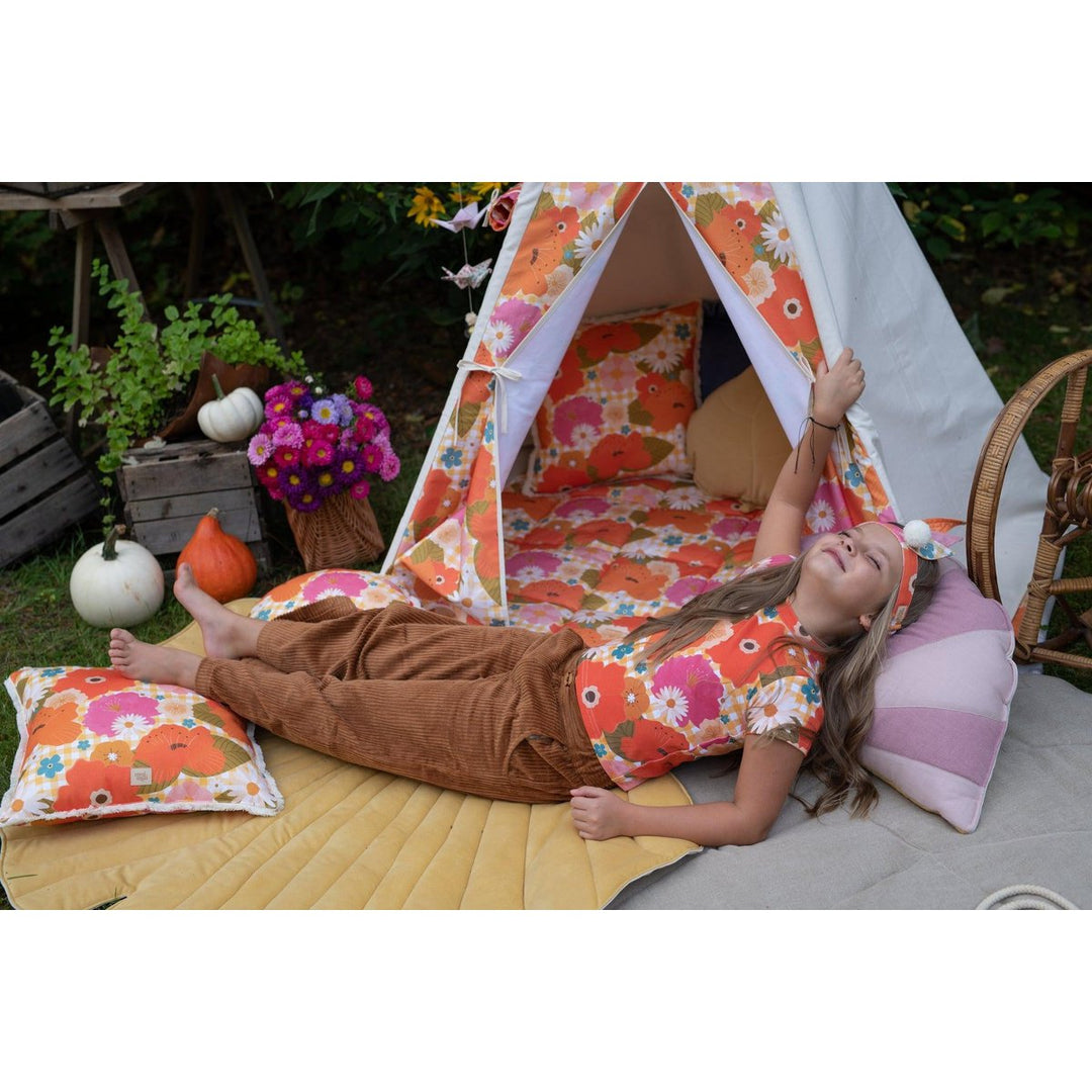 "Picnic med blomster" Pude