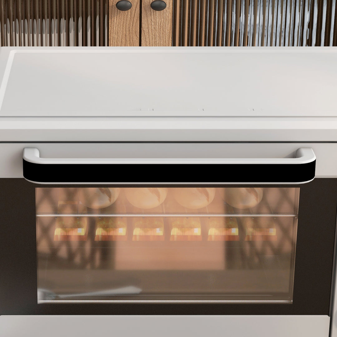 Miniovn, 21 l brødristerovn med 1 rist og 1 bageplade, 3 tilberedningstilstande, 100°c-230°c, rustfrit stål, glas, sølv