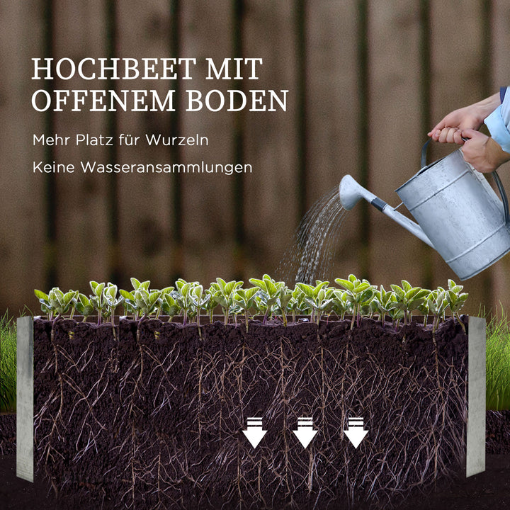 Højbeddrivhus sæt med 3 stk. med espalier plastikovertræk 53 x 53 x 90 cm