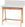 LUKA Asketræ Skrivebord 85x50cm med Skuffe / Hvid