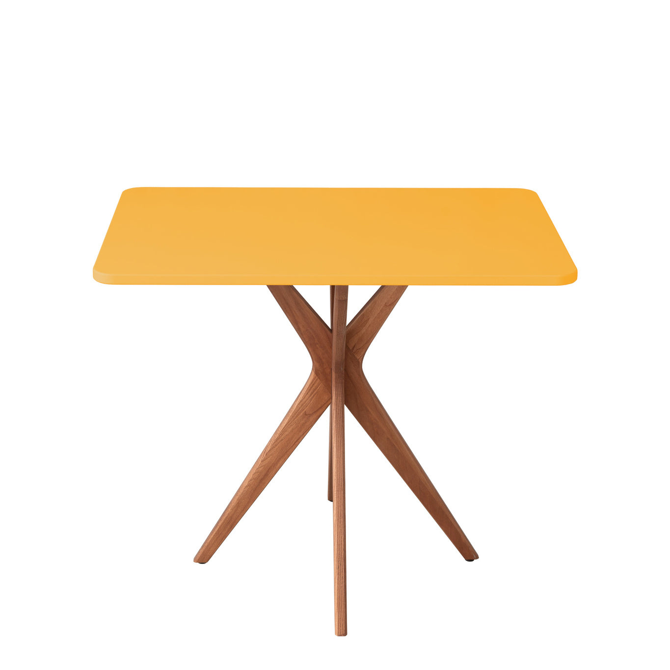 Rektangulært spisebord JUBI 55x80cm Oak Broom Yellow