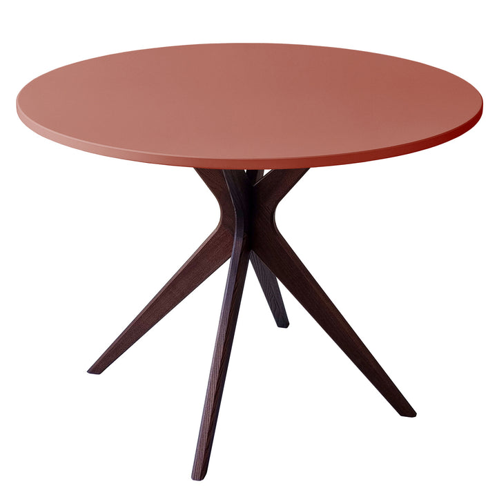 JUBI BOLD Rund Spisebord  100cm Walnut Antique Pink