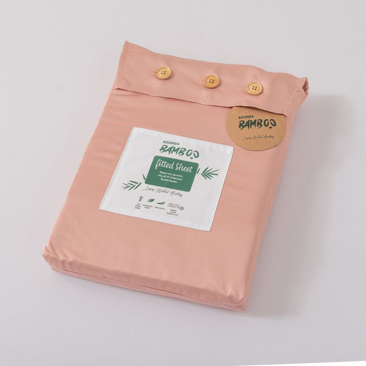 Pink Bambus Sengesæt 1-person - 400TC Tanboocel - Cuddle Pink