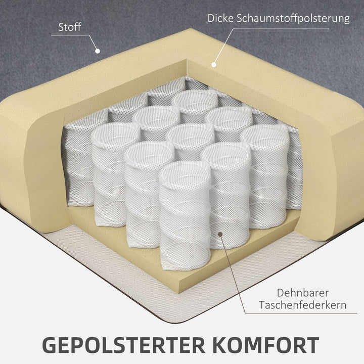 Massagestol stand-up aid seniorstol afslappende stol, 8 massagepunkter, 2 sidelommer, 85 cm x 94 cm x 107 cm, grå