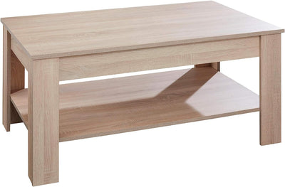 Universal Sofabord Træmateriale Ru-Savet Eg Lys 110 x 49 x 67 cm