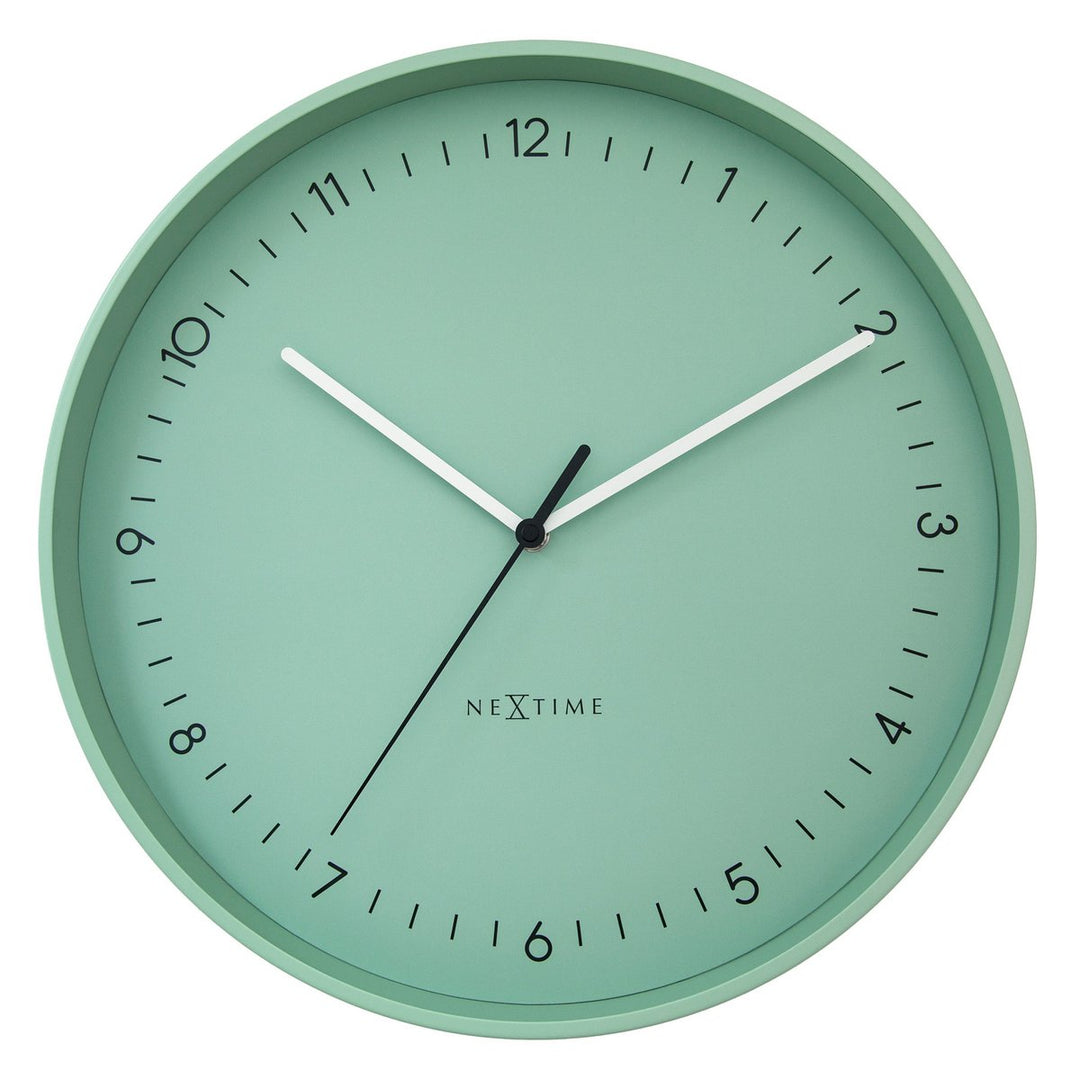 Vægur 40 cm-Silent-Metal-NeXtime 'Berlin L'