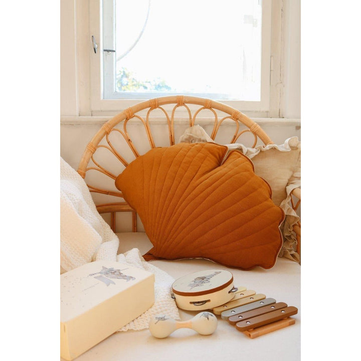 "Caramel" linned Ginkgo Leaf Pude