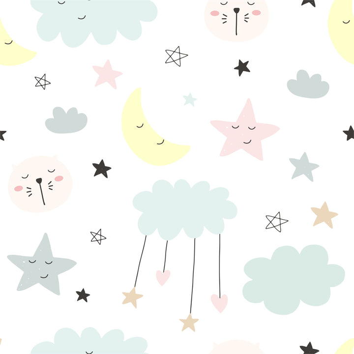 LUK børneseng 160x80 med gelænder - Stjerner