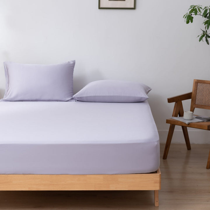 Syren Bambus Sengesæt 1-person - 400TC Tanboocel - Lavender Mist