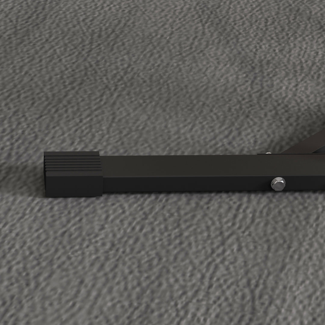 Boksesækstativ, højdejusterbar, med speedball, metalramme, 160l x 145b x 175-220h cm, sort