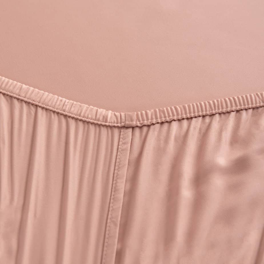 Pink bambus-lagen til premium topmadrasser – 400TC Tanboocel – 100 % bambus – Cuddle Pink