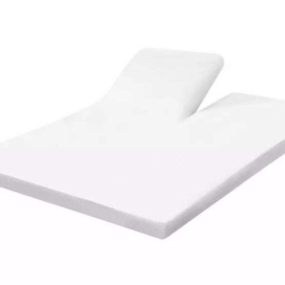 Hvid bambus Split-Topper Fitted Sheet - (400TC Tanboocel) - Coco White