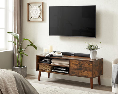 TV-bord i retro-look, 120x40x49 cm, brun