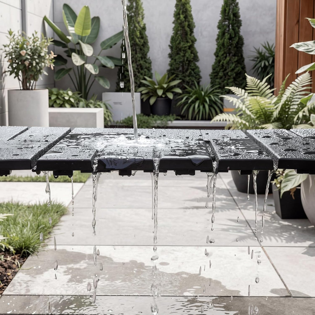 Klikfliser til balkon & terrasse – 2,7 m² pakke (30 stk.), grå