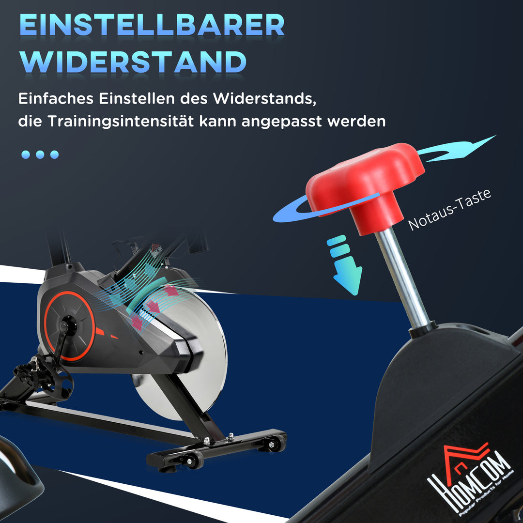 Indendørs cykeltræner hjemmegym cykeltræner fitnesscykel 85 x 46 x 114 cm