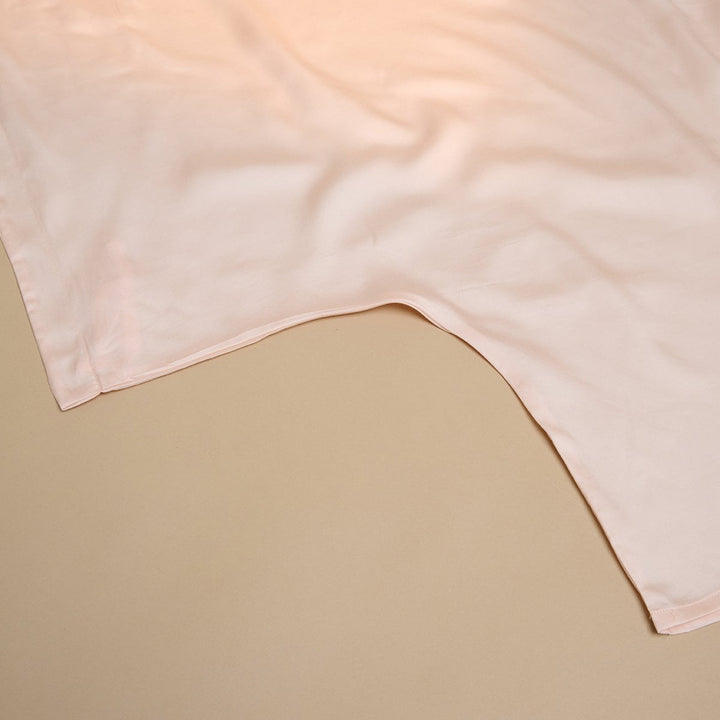 TENCEL™ Satin Dynebetræk Peach White