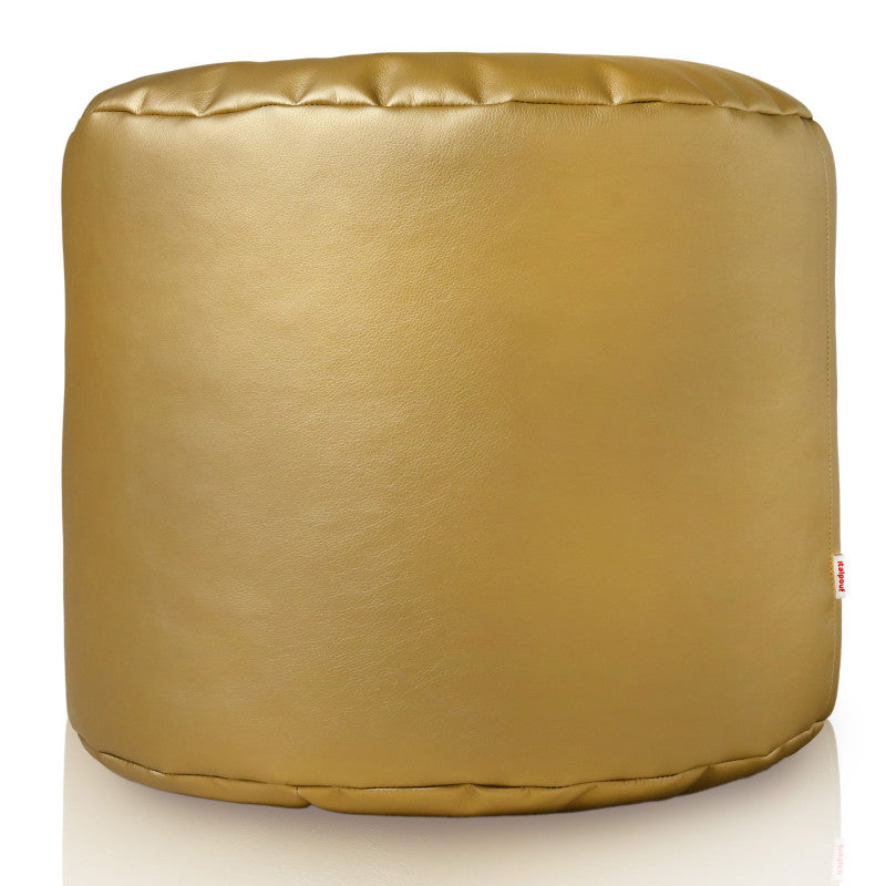 Round Cylinder Pouffe - Eco-leather
