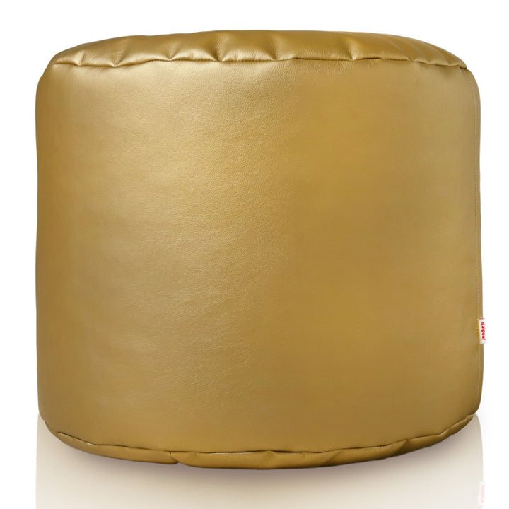 Round Cylinder Pouffe - Eco-leather