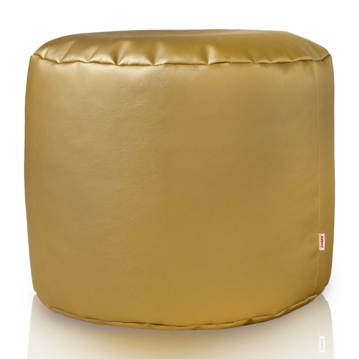 Round Cylinder Pouffe - Eco-leather
