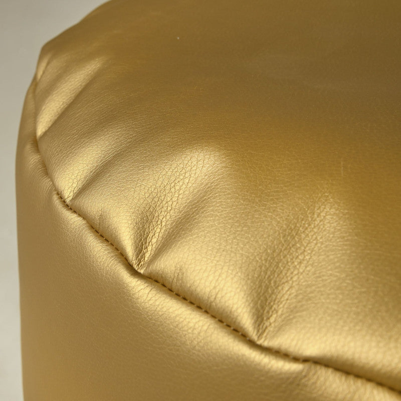 Round Cylinder Pouffe - Eco-leather