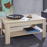 Universal Sofabord Træmateriale Ru-Savet Eg Lys 110 x 49 x 67 cm