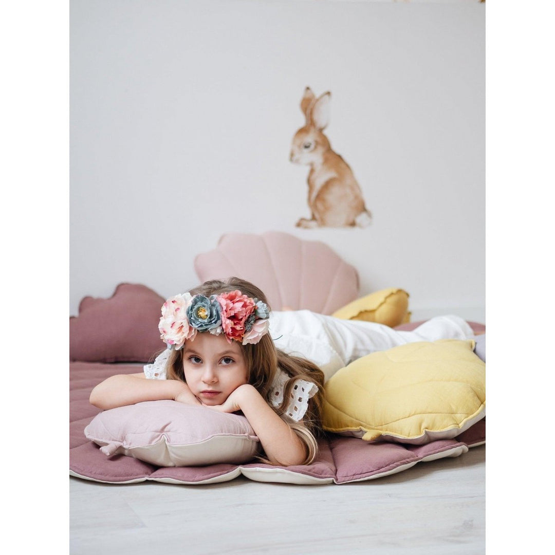 "Powder Pink" linned bladpude