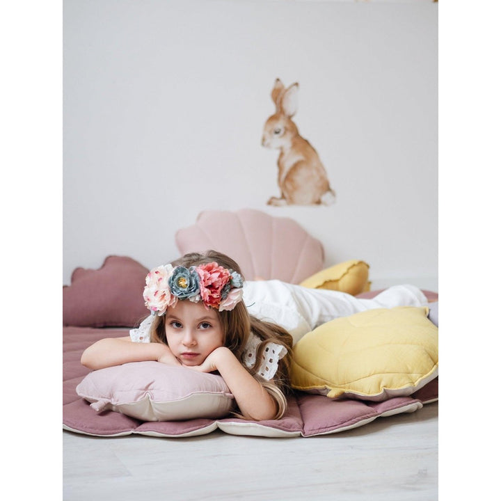 "Powder Pink" linned bladpude